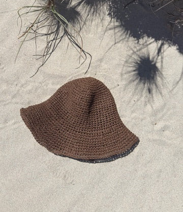 Palma Packable Sun Hat - Coconut Brown